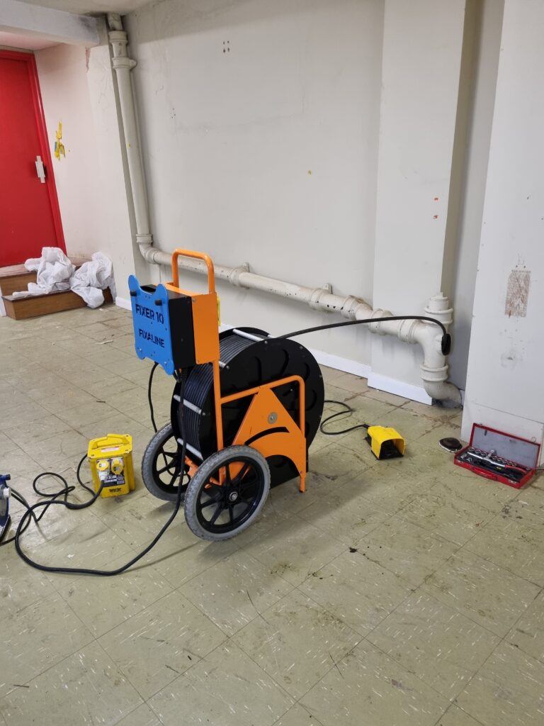 Picote machine pipework cleaning