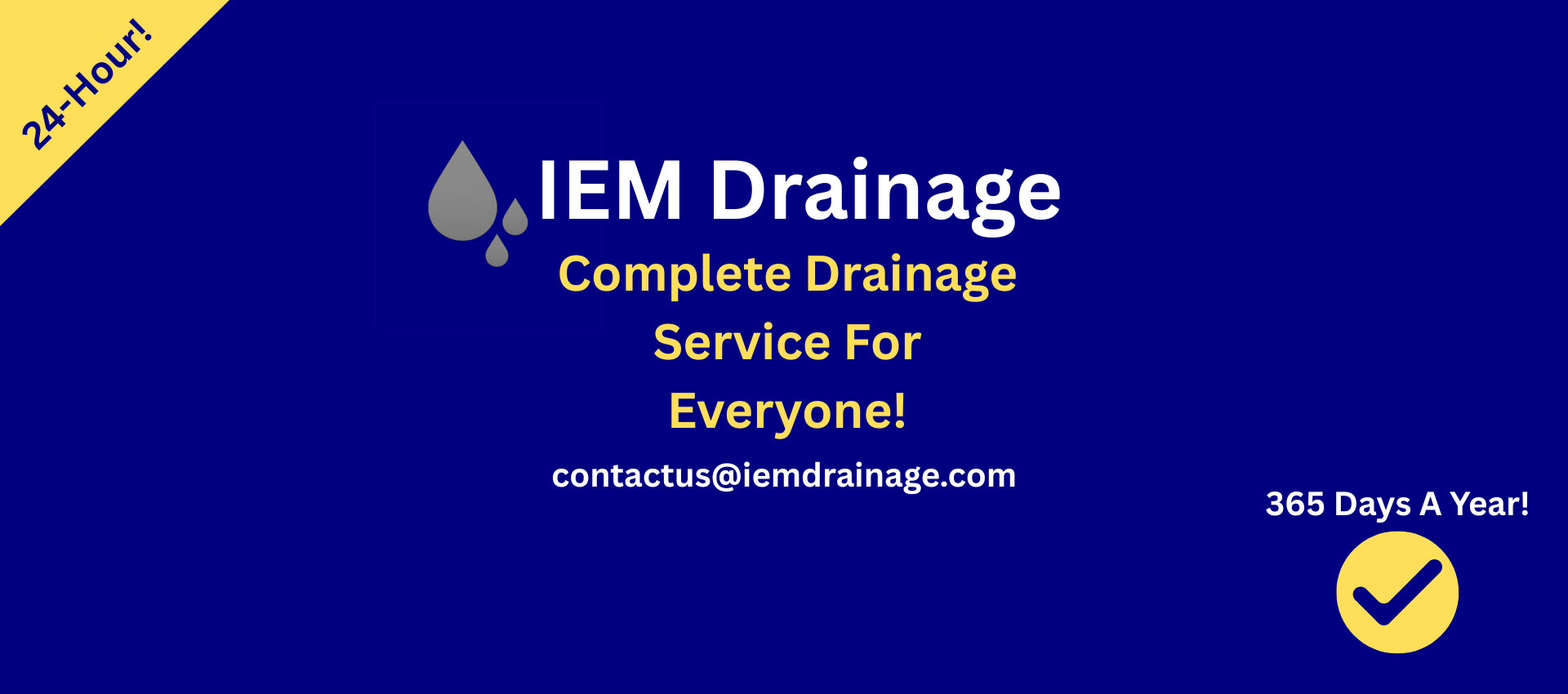 IEM Drainage complete drainage service for everyone