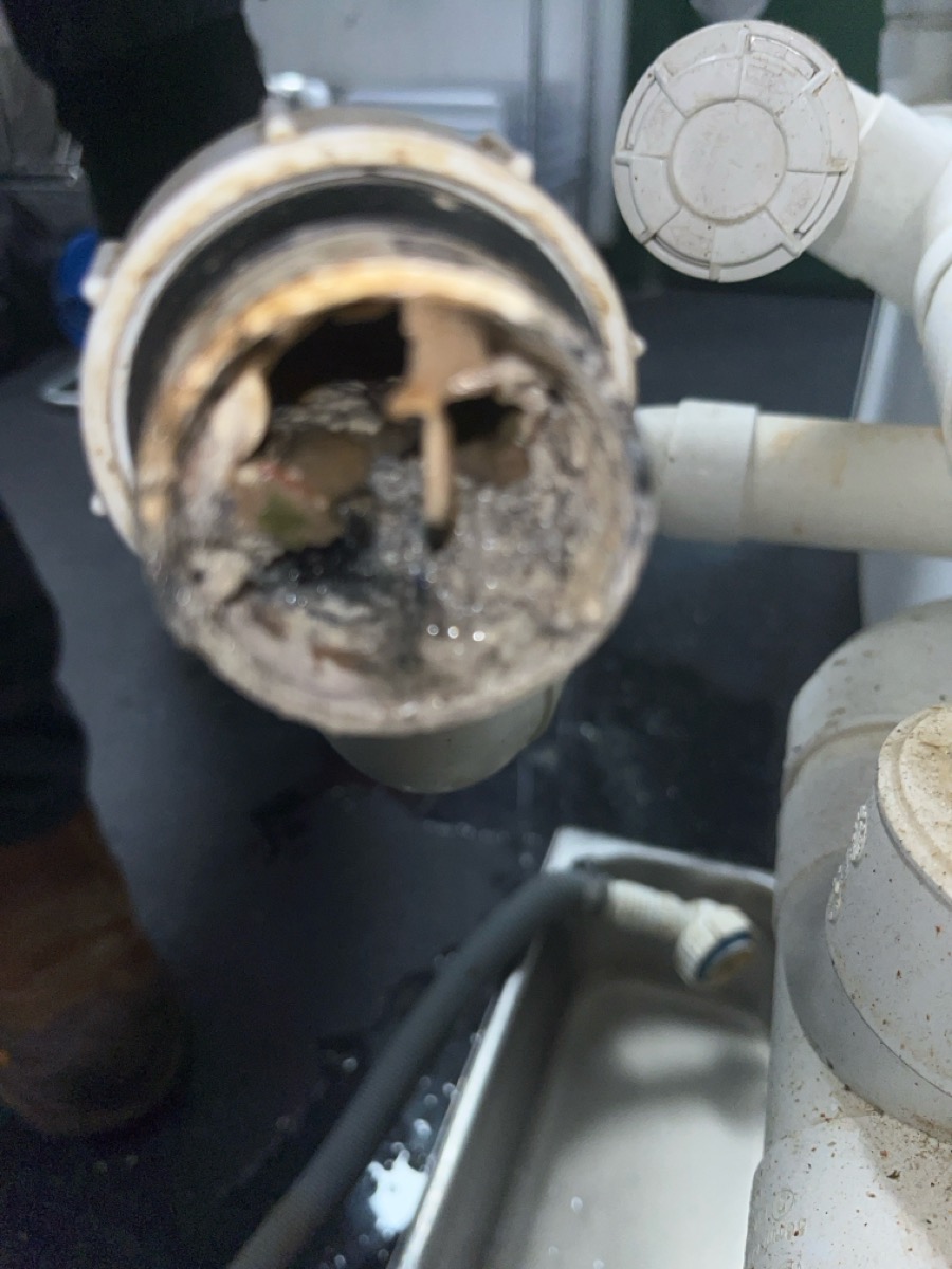 sink wastepipe blockage clearance
