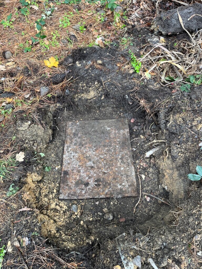 locating a buried chamber